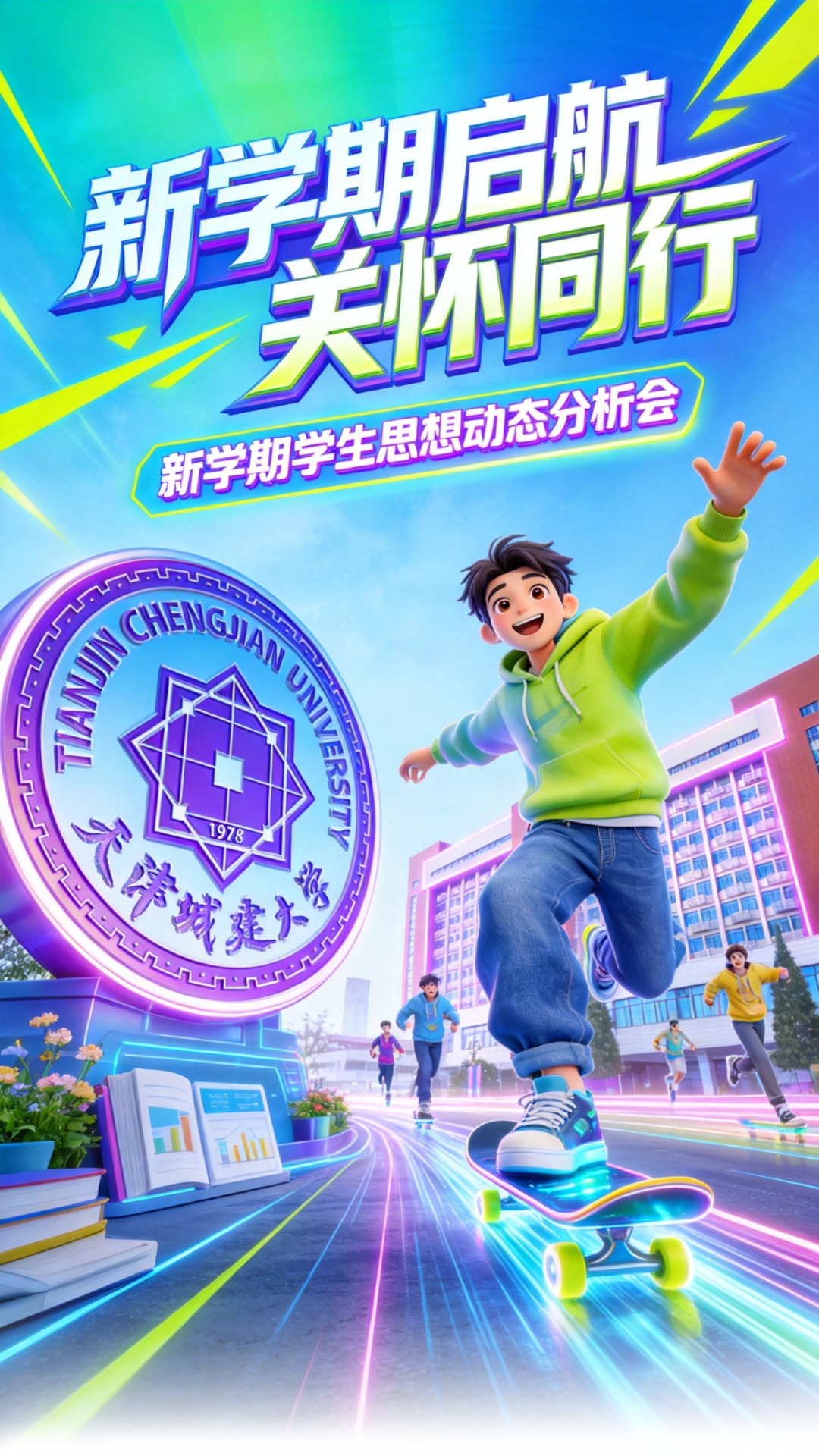 新學期啟航，關懷同行，學校召開新學期學生思想動態分析會